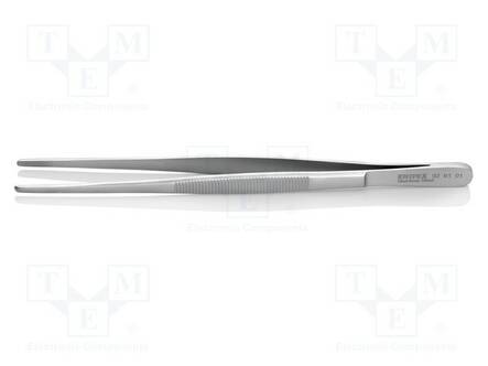 PINSETTI - 200MM - TERÄN KÄRJEN MUOTO: PYÖRRETTY - YLEISMALLINEN - Yleiskäyttöiset atulat ja pinsetit - KNP.926101 - 1