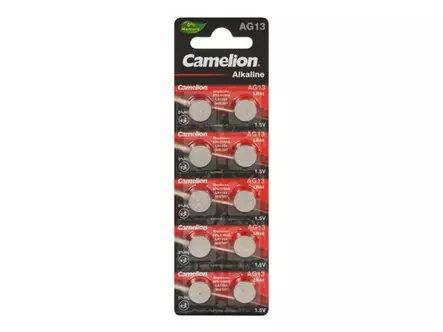 ALKALIPARISTO A76, AG13, SR44, V357 LR44 1.5V-125mAh (10kpl setti) - Kelloparistot - V13GAC - 1
