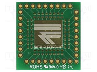 LEVY: YLEISKÄYTTÖLEVY - MULTIADAPTERI - W: 26,67MM - L: 28,57MM - Koekytkentälevyt - RE935-02E - 1
